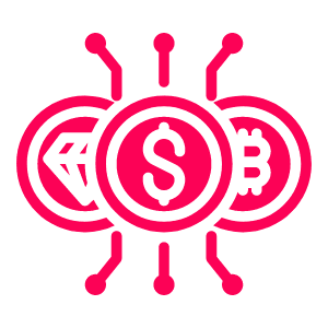 Crypto Currency Graphic Icon